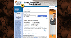 Desktop Screenshot of freeaddresslookup.net